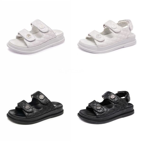 

lucky2020 shoes sandals flat bottom womens shoes#702, Black