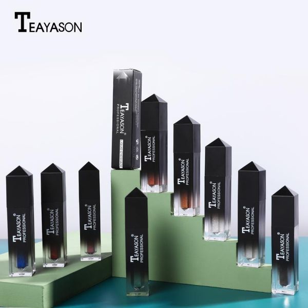 

горячая алмазные liquid eye shadow natural водонепроницаемый anti-пот цвет блестящий liquid pearl eyeshadow косметические макияжа аксессуары