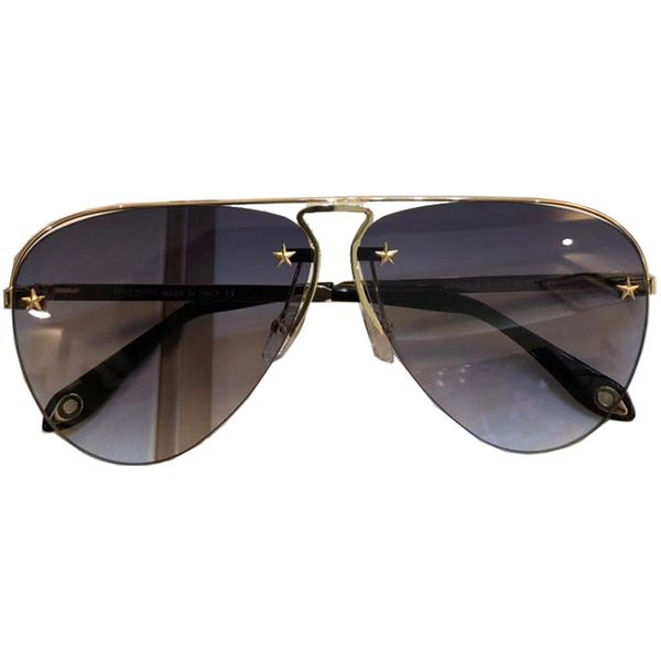 

2019 fashion pilot sunglasses men metal frame stars sun glasses brand sunglass women's glasses eyewear masculine, White;black