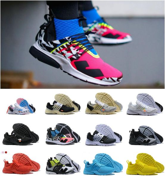 

2019 original acronym x air presto mid v2 ultra br tp qs black white running shoes sports women men prestos off designer sneaker