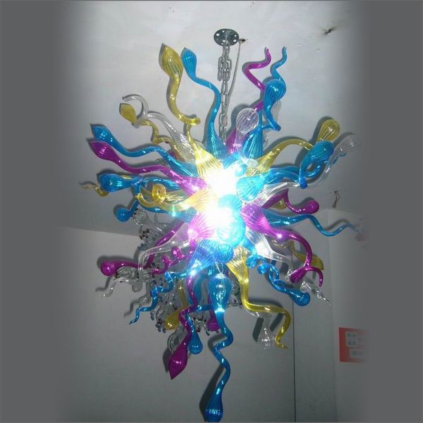 

tiffany style chihuly style chandelier art design frosted hand blown murano glass ceiling lights designer