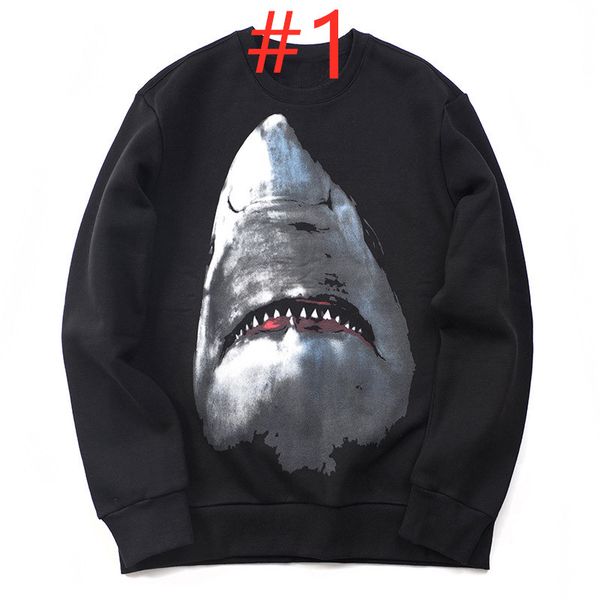 

роскошь с длинным рукавом толстовка хип-хоп моды пуловер дизайнер толстовка мужчины женщины животных printed сыпучие fit дизайнер толстовка, Black