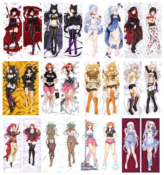 

anime dakimakura body rwby 150x50cm 100x35cm pillow case cover manga 1