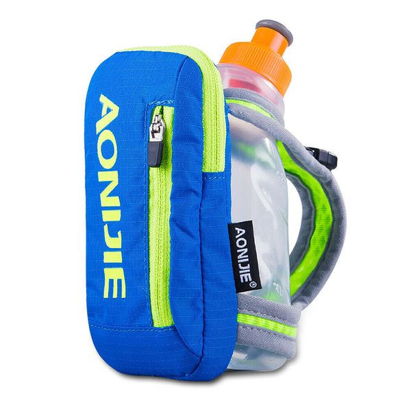 

250ml outdoor running handheld water bottle holder hydration wrist bag durable
