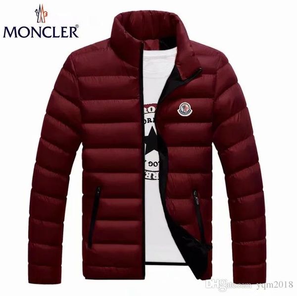 

Whole ale 2018 winter jacket men ultralight down coat male white duck down content 90 collar winter coat ize m 4xl, Black