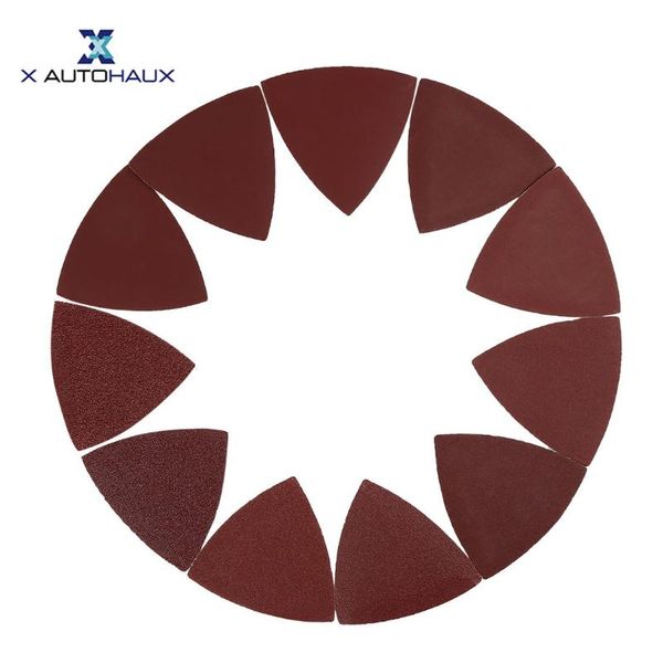 

x autohaux 30-220pcs 80x80mm sanding discs sander pads assorted 40-1000 grits sandpaper for random orbital sander