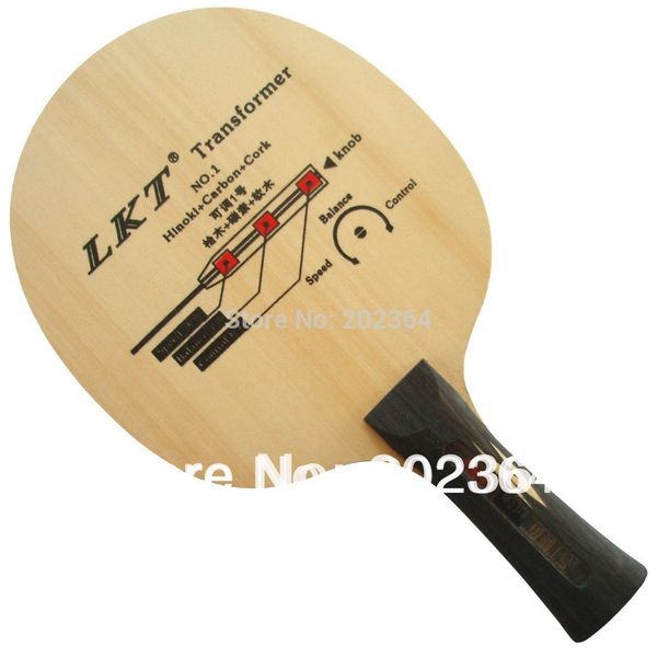 

lkt transformer no.1 hinoki+carbon+cork shakehand table tennis / pingpong blade