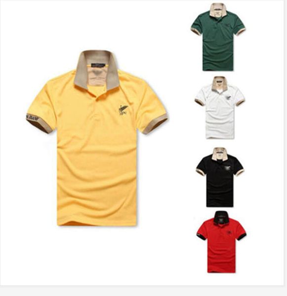 

2020 designer mens polos shirts summer luxury polos for men soft t-shirts striped embroidery brand casual mens solid clothing -3xl, White;black