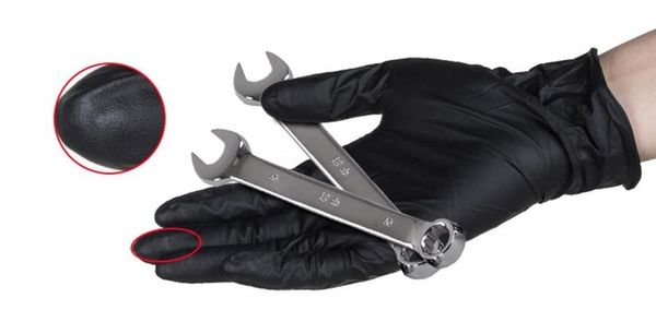 

in stock shipping food grade box of nitrile latex gloves gym glove powder 01