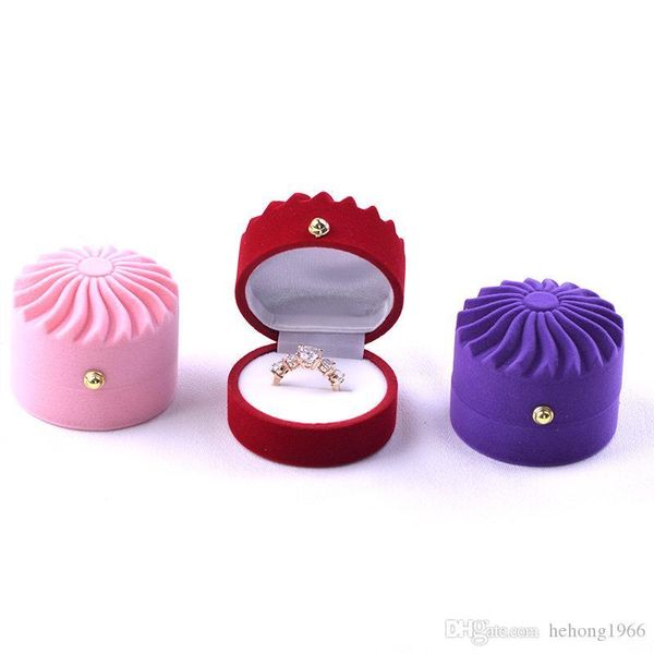 

jewelry packing box high grade flannelette necklace ring ear studs earrings storage ornaments gift boxes 3 3ms v