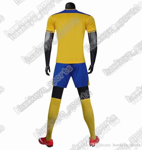 

new men's sports football uniform selling customized putuan training suit breathable 2019 short shirt 2156546531523, Black;yellow