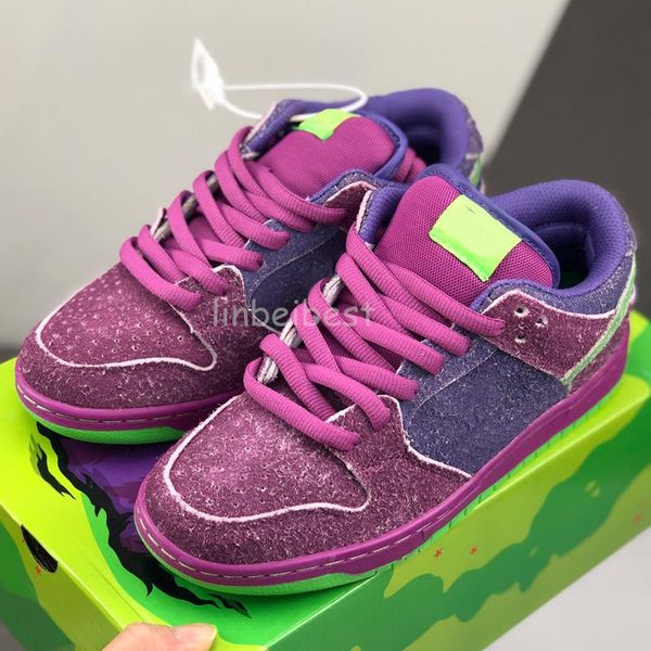 

sb dunk reverse low men women skateboard casual shoe green purple outdoor sports sneakers running shoes trainers chaussures size 36-44