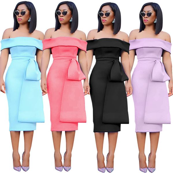 

womens casual dresses fashion panelled slim slash neck backless split womens designer dresses females clothing, Black;gray