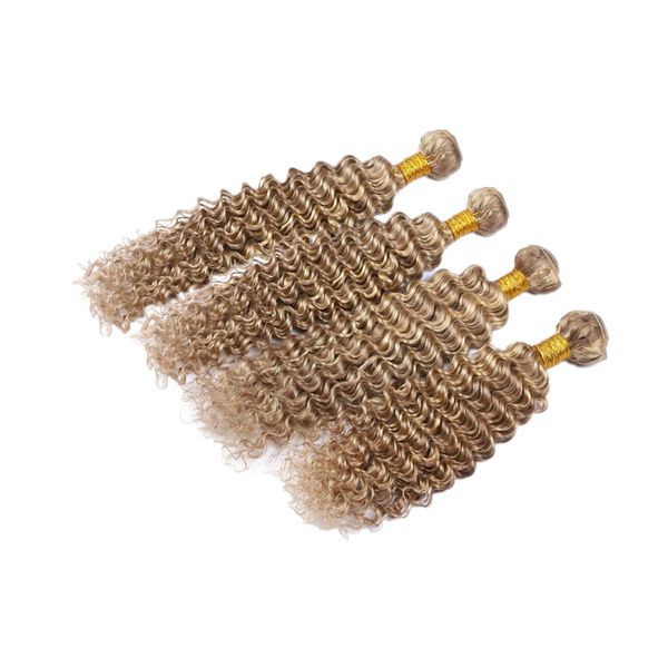Two Color 8 613 Mix Piano Color Human Hair Bundles Medium Golden