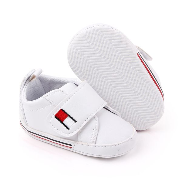 

baby shoes 2019 newborn baby boy girl soft sole crib shoes infant toddler anti-slip sneaker pu breathable solid first walkers