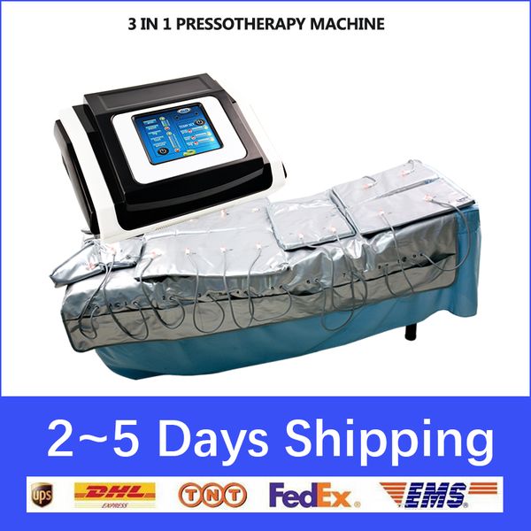 

pressotherapy equipment 3 in1 ems far infrared lymph drainage pressotherapy machine