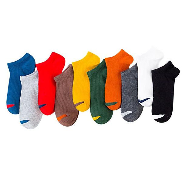 

ten colors sock slippers new 100% cotton breathable sweat-absorbent women socks low-shallow mouth invisible socks factory wholesale, Black;white