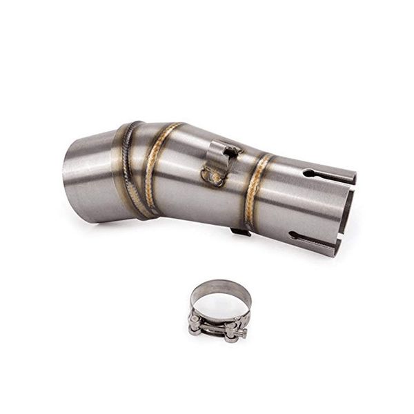 

adeeing motorcycle exhaust middle pipe stainless steel muffler middle section adapter for z250 08-15ninja300 13-16r30