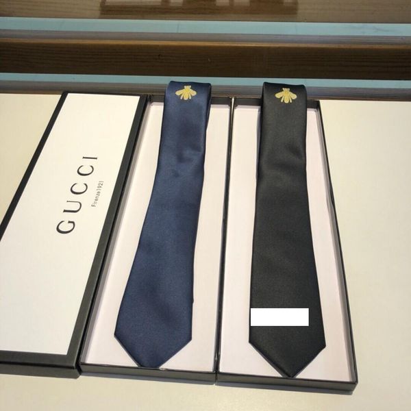 

designer tie men's fashion business silk tie perfect size simple bee embroidery, Blue;purple