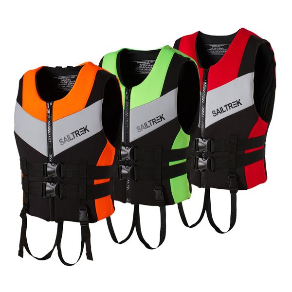 

2019 water sports fishing vest life jacket neoprene life vest kayaking boating swimming drifting safety life vest new