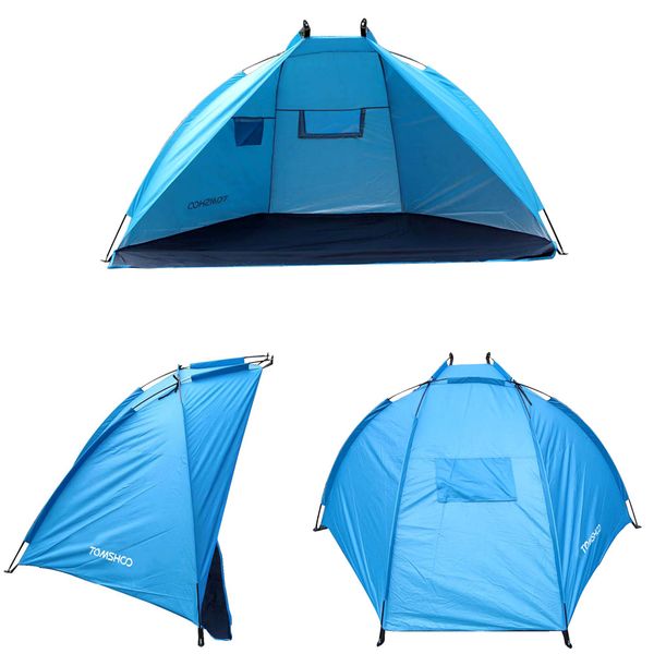 

tomshoo anti uv beach tent 2 persons camping tent single layer outdoor sun shelters awning shade for fishing picnic park