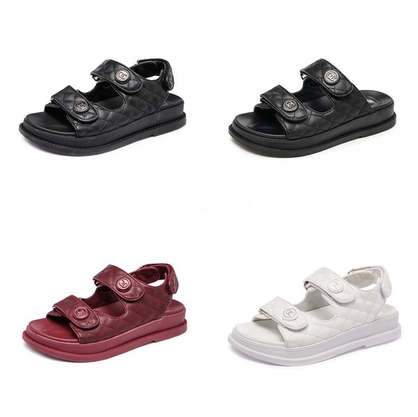 

new womens casual flat sandals ladies pu leather toe shoes female roman beach flat shoes#310, Black