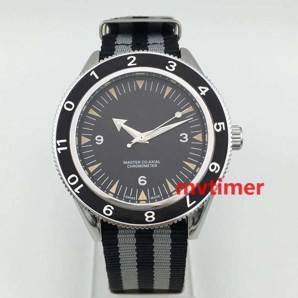 

роскошные мужские наручные часы james bond 007 300 master co-axial 41mm кварцевый ремешок нато мужские часы limited edition спортивные часы, Slivery;brown