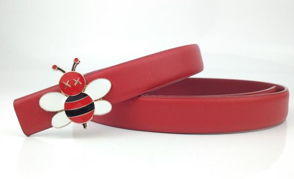 

2020 and latest young men's belt, beautiful women's belt fashion brand, business men's successful bee brand belt, Black;brown