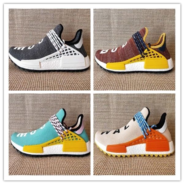 adidas human race mujer naranja