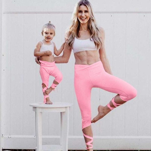 

women sports tank vest+pants family leggings outfits set clothes yoga pants women sports clothing sport leggings #es, White;red