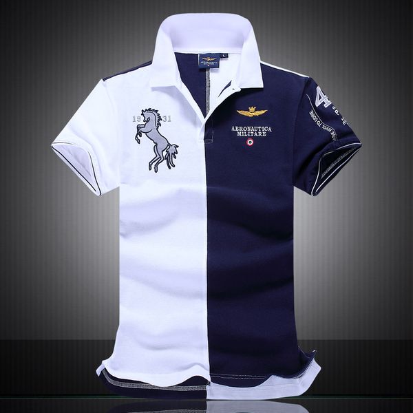 

2019 Poloshirt твердые рубашки поло Мужчины роскошные рубашки поло с коротким рукавом м