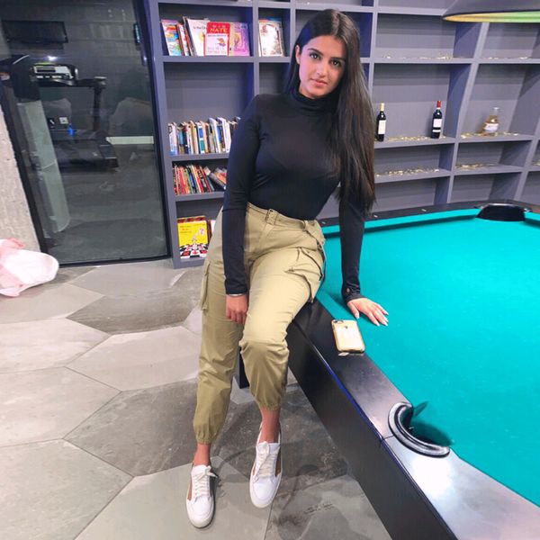 

justchicc women cargo pants summer skinny high waist camo pants lady green khaki color trousers with belt s  l xl, Black;white