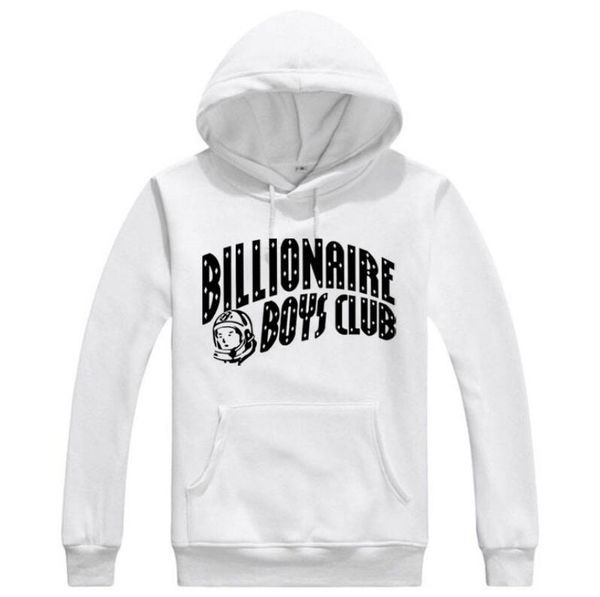 

billionaire boys club mens designer hoodies brand mens letter printing ribbed long sleeve bbch2 sweatshirts hooded pullover, Black