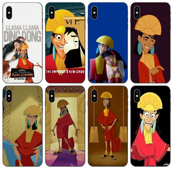 

tongtrade] the emperor's new groove case for iphone 11 pro max x xs xr 8s 7s 6s plus samsung a5 huawei g8 g9 redmi note 5 drop proof c