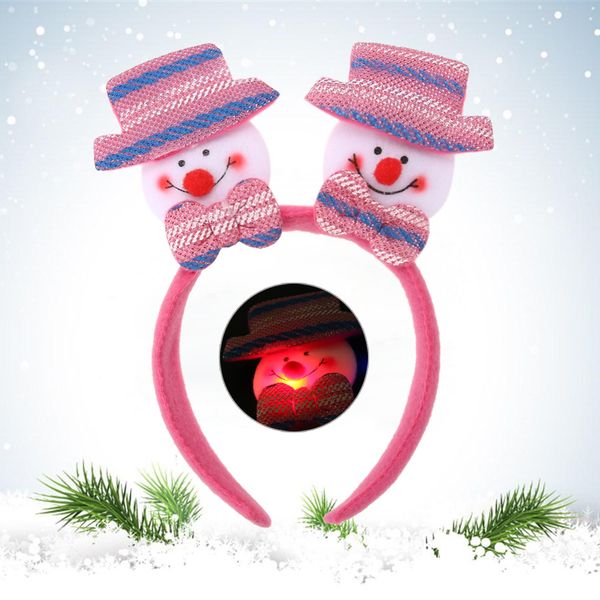 

cartoon flashing christmas headband light up hair band accessories