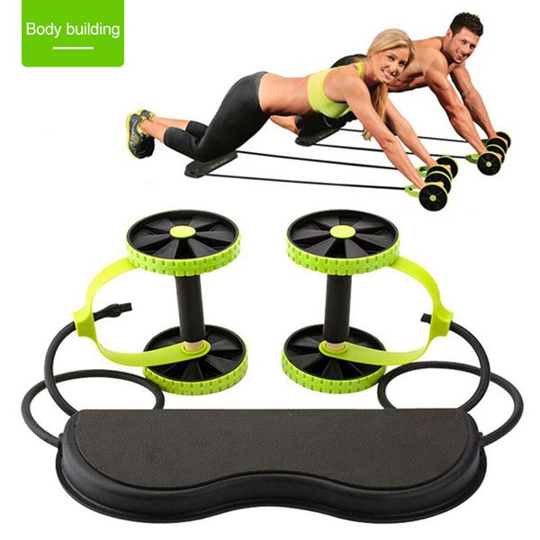 

fitness ab wheels roller stretch elastic abdominal resistance pull rope tool ab roller for abdominal muscle trainer exercise