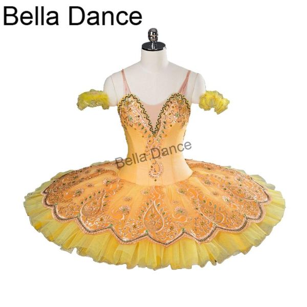 

stage wear yellow bird women pancake performance ballet tutus clssical professional platter tutu dress bt9107, Black;red