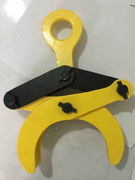 

1t 150-380mm yg type round stock grab vertical lifting clamp concrete steel tube roll pipe lifter industrial grade
