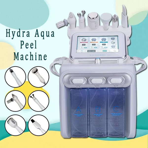 

6in1 h2-o2 hydra dermabrasion aqua peel rf bio-lifting spa facial hydro water microdermabrasion facial machine cold hammer oxygen spr
