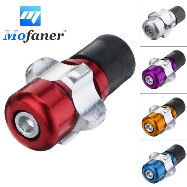 

pair 22mm 7/8'' universal motorcycle motorbike handlebar hand grips bar end caps weights plug