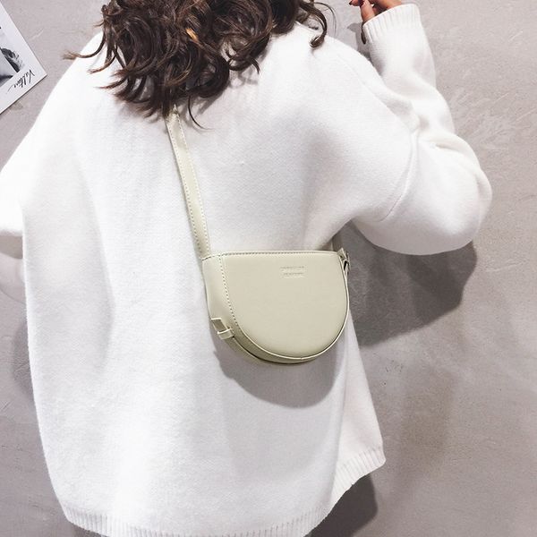 

korean-style retro saddle mini bag women's bag spring and summer all-match ins messenger french non-mainstream fashion