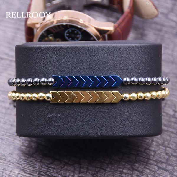 

new fashion style men women bracelet wristband hematite braiding bracelets gifts jewelry accessories handmade wristlet trinket, Black