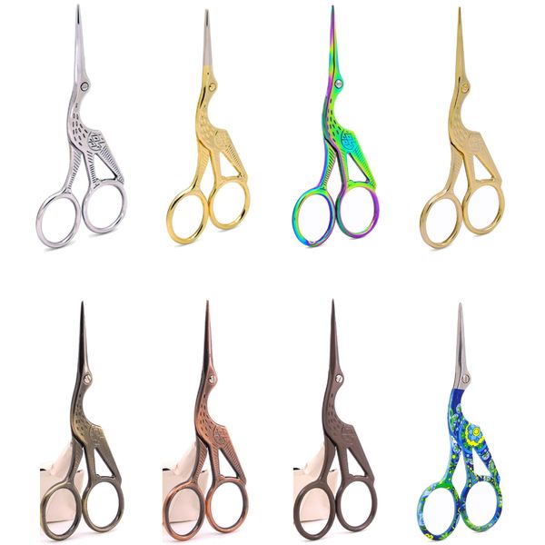 Bird Hairdresser Hair Scissors Vintage Crane Design Hair Cutter