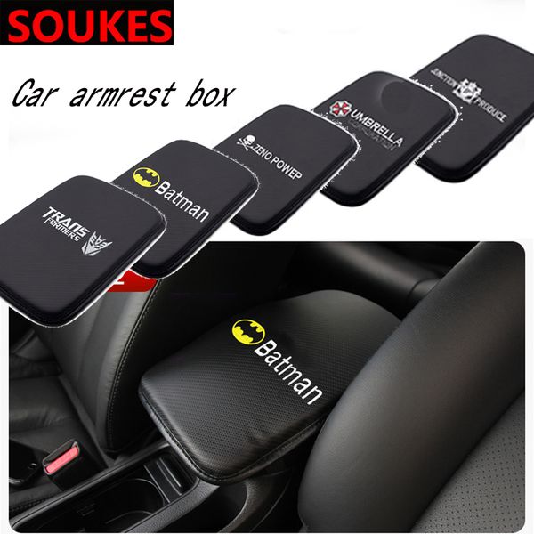 

car armrest cushion anti-slip pad box cover holder for e92 e53 x3 f25 e34 a6 c6 a5 b7 q5 c5 abarth fiesta mondeo