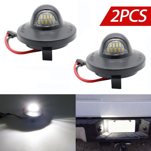 

1 pair led car license plate light for f-150 raptor 1990-2014 auto licence plate light tail reverse backup rear lamp