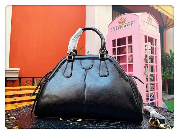 

for bags female european bag ladies big fashion classic handbag shoulder shoulder leather pure nice quality tote 39cm new bjivn, Red;black