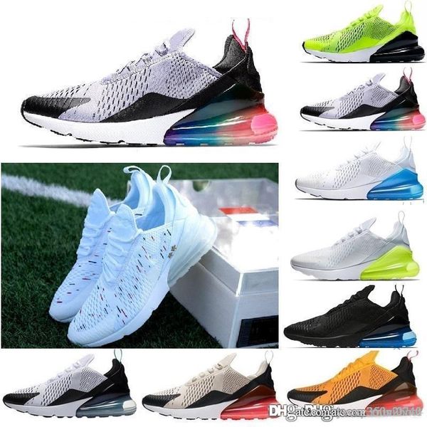 

2019 27c men shoes flair triple black trainer womens air shoes sneakers 36-45