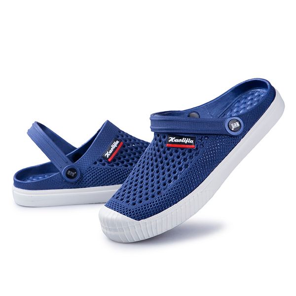 

sapato 2020 new trend comfortable shoes men band sandals summer beach water swimming men shoes size 40-44, Black