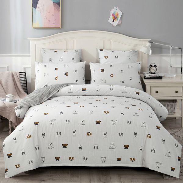Yaxinlan Classic Bedding Set Pure Cotton A B Double Sided Pattern