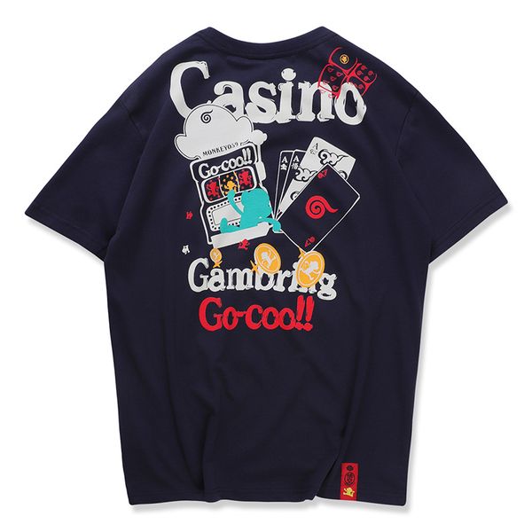 

английский письмо graffit hip hop tshirts мужчин и женщин смешные crewneck лето футболка с коротким рукавом негабаритные harajuku top тройни, White;black